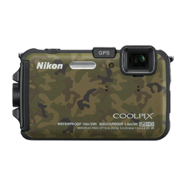 Nikon Coolpix Aw100 Cmos Waterproof Digital Camera With GPS