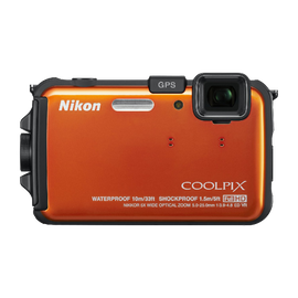 Nikon Coolpix Aw100 Cmos Waterproof Digital Camera With GPS